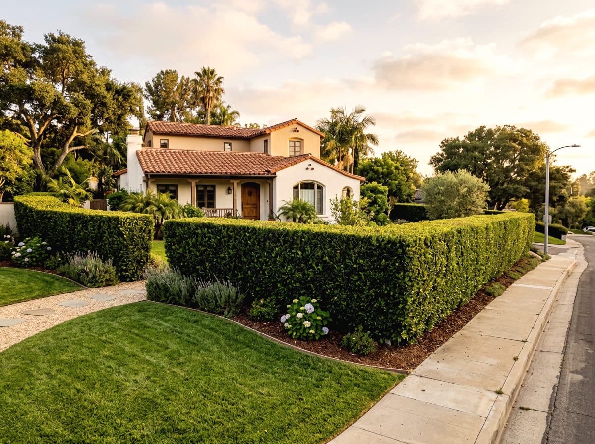 Reference — Corner-lot privet wrap