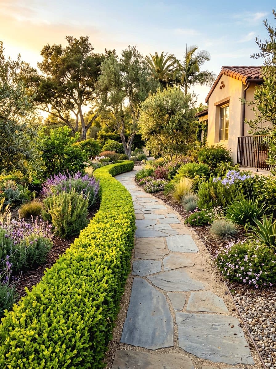 Japanese Boxwood privacy hedge