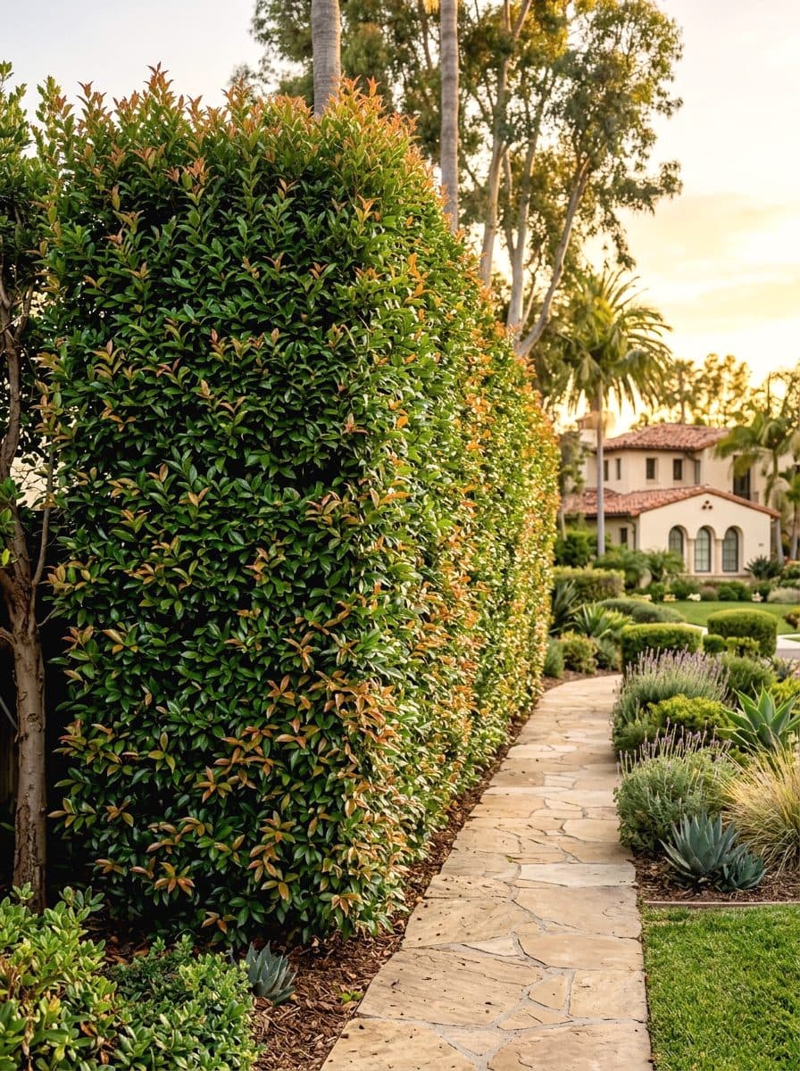 Australian Brush Cherry privacy hedge